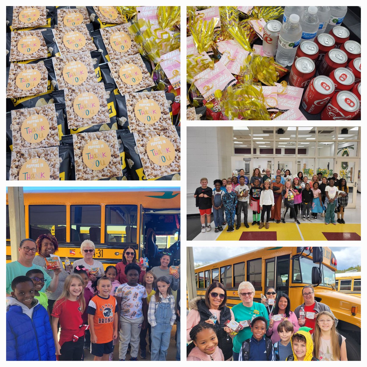 askAPSellers's tweet photo. We've had a great week celebrating our bus drivers and monitors! Last Thursday, we celebrated with our cluster schools with an appreciation breakfast. Each afternoon this week, @OES_HCS had a special treat for our drivers and monitors! #DrivingforKids #WinningforKids https://t.co/9BGXevMrP0