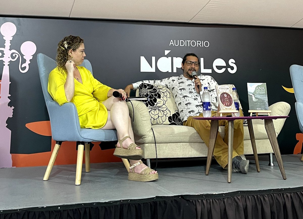 CalixtaEditores's tweet photo. Así vivimos la presentación de «Ana se baña en el río» de @luxornqs en la @CaliFeriaLibro 📚 https://t.co/vdTt8MUtUM
