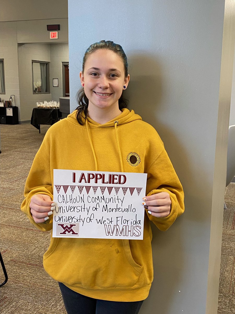 WestMorganHS's tweet photo. What a great day at West Morgan for College Application Week. Congrats to our students who applied. Here are a few pictures of today. Thank you to our Event Planning classes for the goodies. Thank you to our Monica Doherty, our career coach, who was on hand to help as well. https://t.co/cR3OUwK1ft