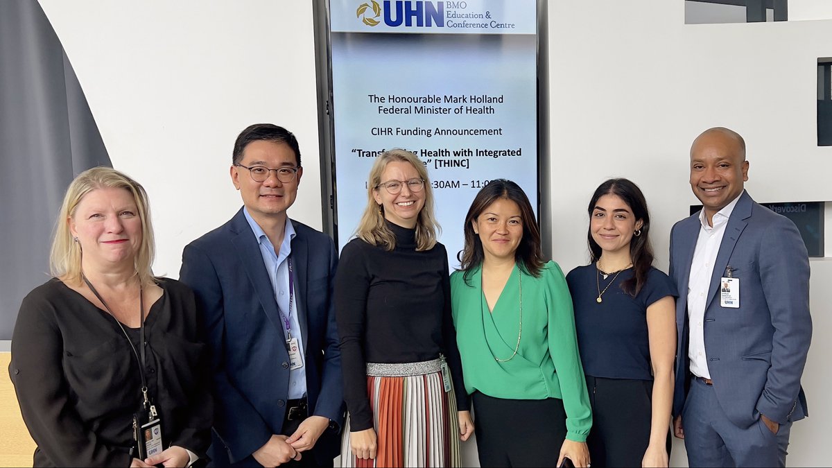 #integratedcare is expanding across UHN! Robust research and evaluation is critical to our success and sustainability. @drkokrainec and Dr. Michelle Grinman will evaluate and spread our model. Our Integrated Care team got to join the festivities this morning!