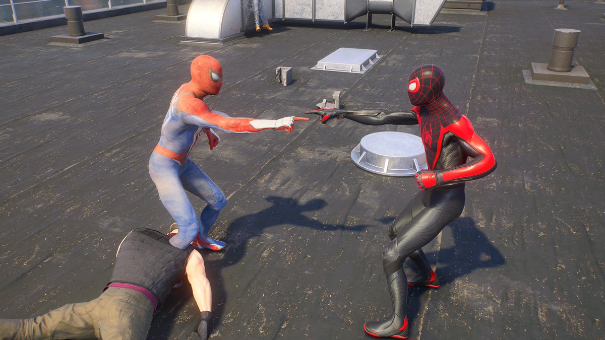 MomIDrewUp's tweet photo. #PS5Share, #MarvelsSpiderMan2 https://t.co/uoUDrWteYx