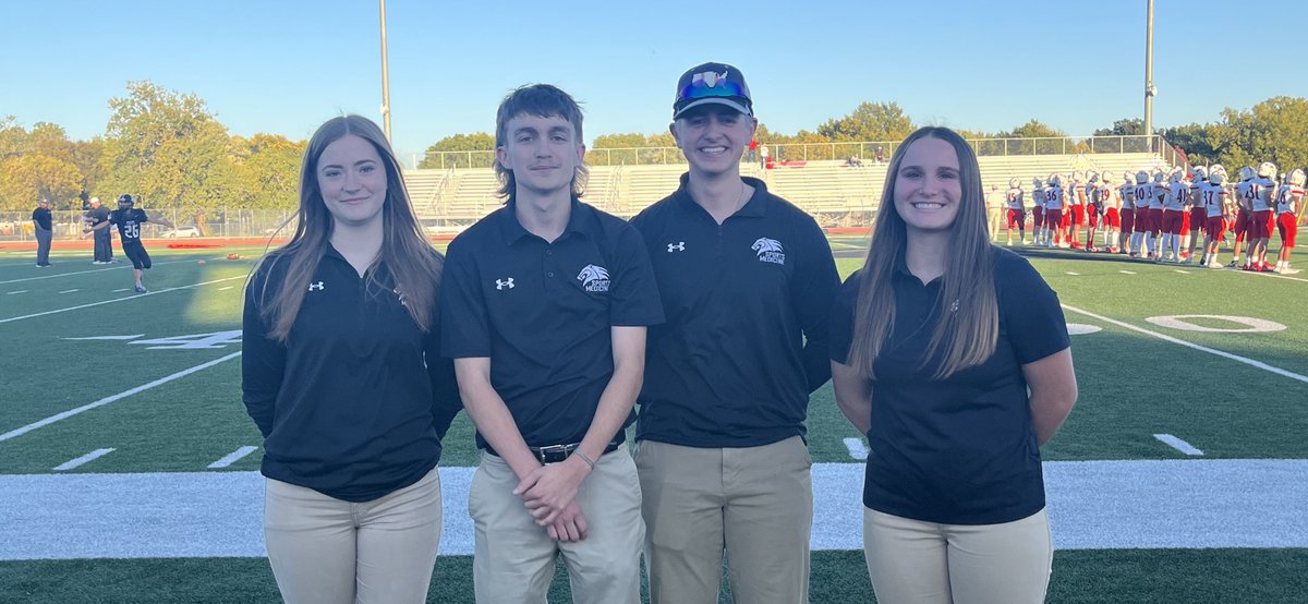 A lot of people work behind the scenes to help the Colts participate in athletics week in and week out.   These seniors are there well before practice and well after practices. Happy senior night to these 4 Senior Athletic Training Aids.   They will be greatly missed!