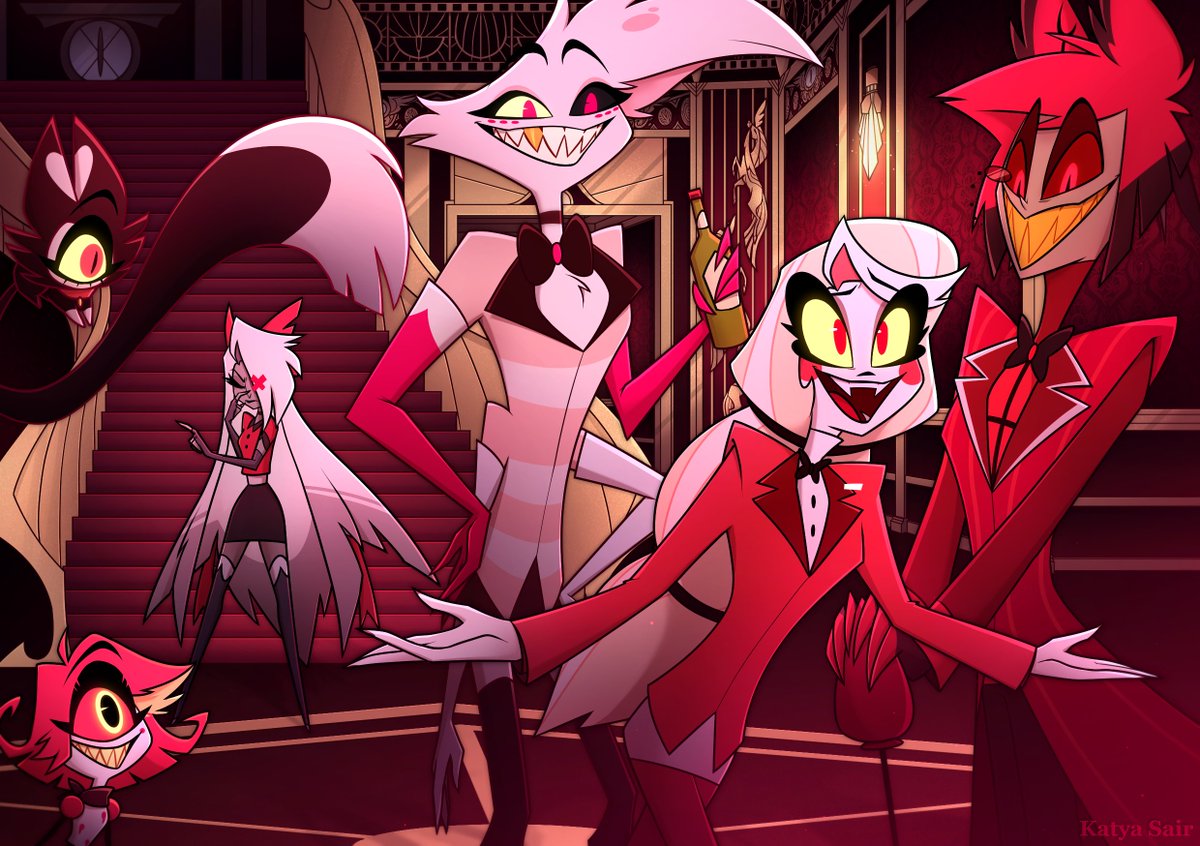 Happy Day in Hell!❤️‍🔥  #hazbinhotel