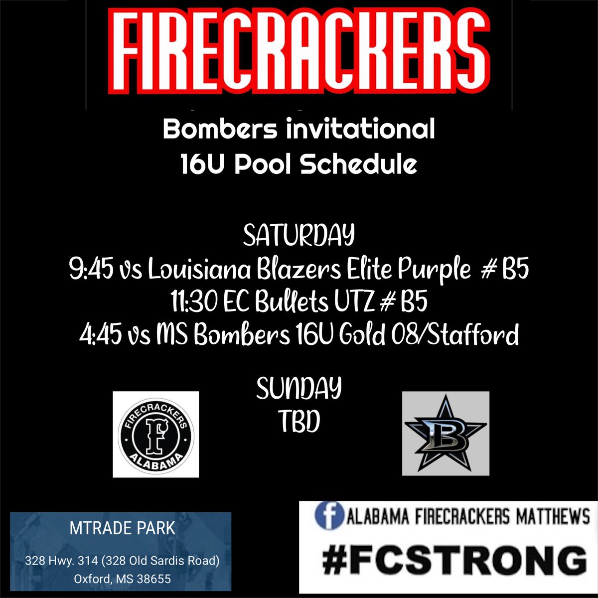 PaightonWright_'s tweet photo. Can't wait to play tomorrow. If you are in Oxford,MS come on out watch me play 🧨🧨🧨#WinningforWill #P8ghton @firecrackers_al @Coach_Ricketts @Acozart44 @Jamie_Trachsel @deanAU_TigersSB @CassadyKimball @BclarkUSA @defo25 @svanbrak https://t.co/tdKNORCcIA