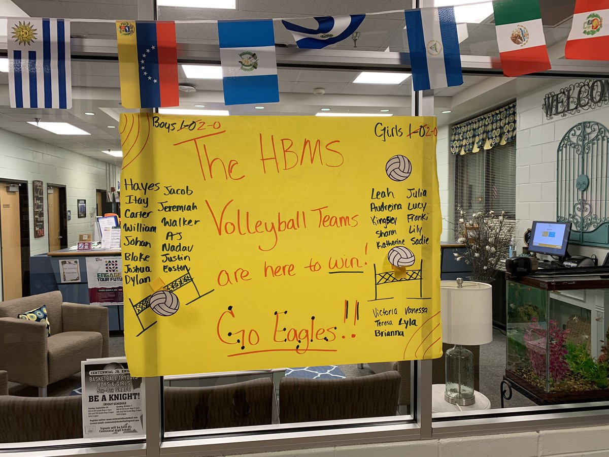 Haynes Bridge Middle School (@hbmsexcellence) on Twitter photo Just in case you haven’t heard…
The Eagle volleyball teams are 2-0!!!
We know that our teams are great, but we won’t share where our true power comes from. 
😉 Just in case you haven’t heard…
The Eagle volleyball teams are 2-0!!!
We know that our teams are great, but we won’t share where our true power comes from. 
😉