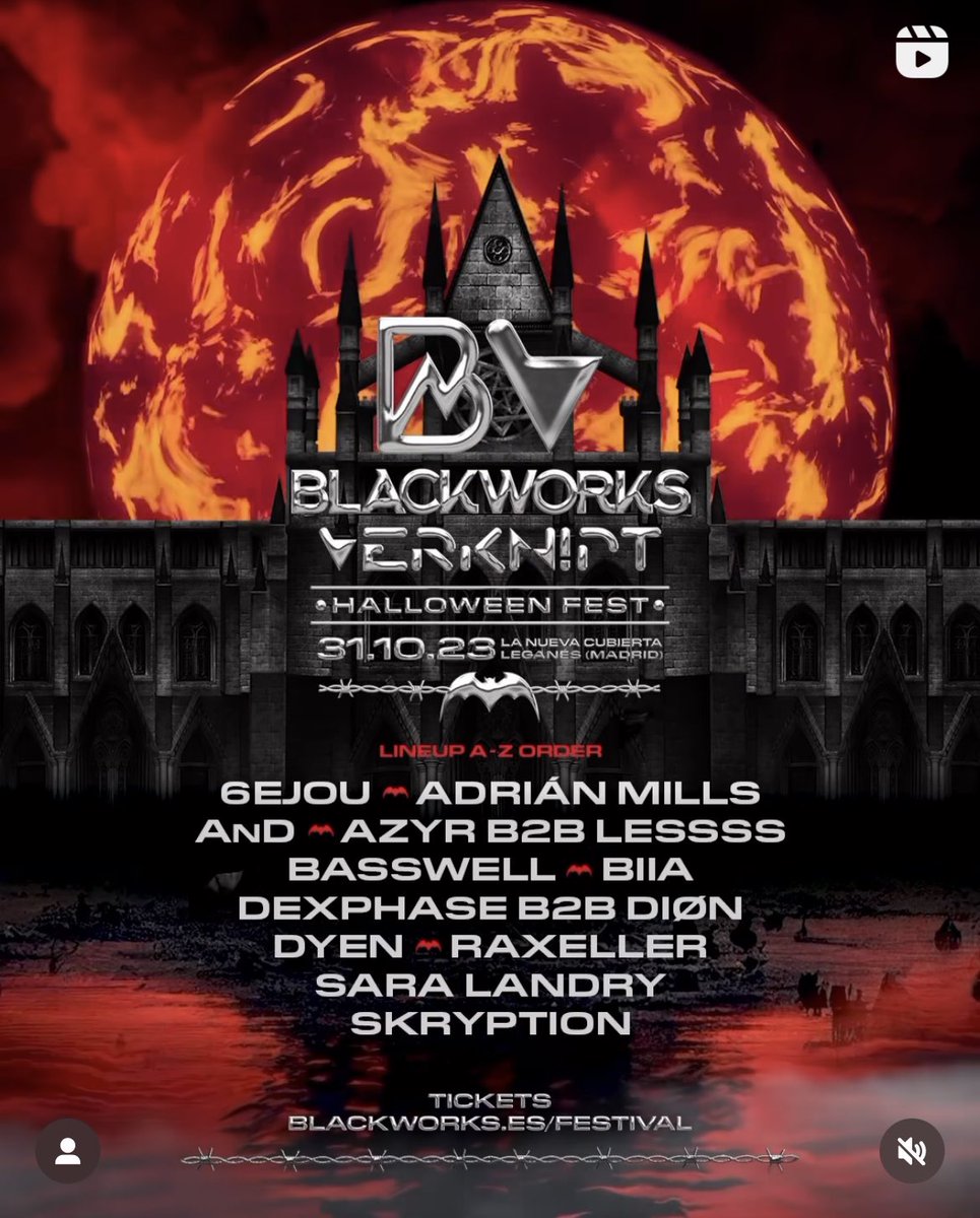 VENDO ENTRADA BLACKWORKS PARA EL 31/10‼️‼️