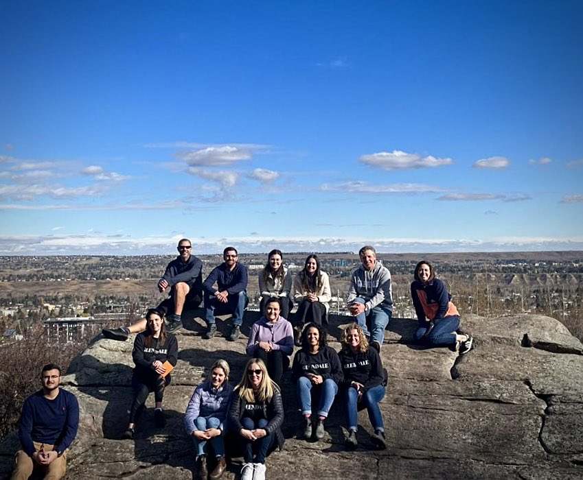 A wonderful morning learning from the land, honouring our collective commitment to Truth and Reconciliation through Education. What does making Treaty mean, on this land, with these living beings, at this time? #MedicineHill #moosevisits #allTreatyPeople