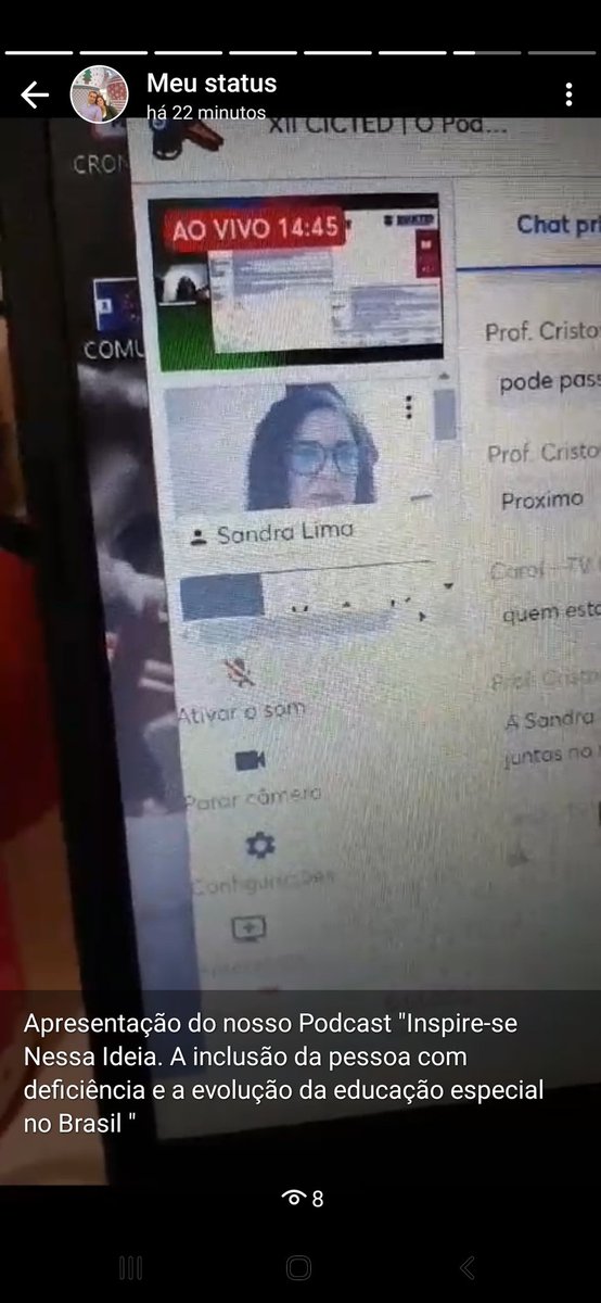 VanusaSandra's tweet image. @binckzy @deboralima_CR @MoniLSMouse 
Podcast apresentado com sucesso
#unitau
#podcast
#educação 
#mestrado