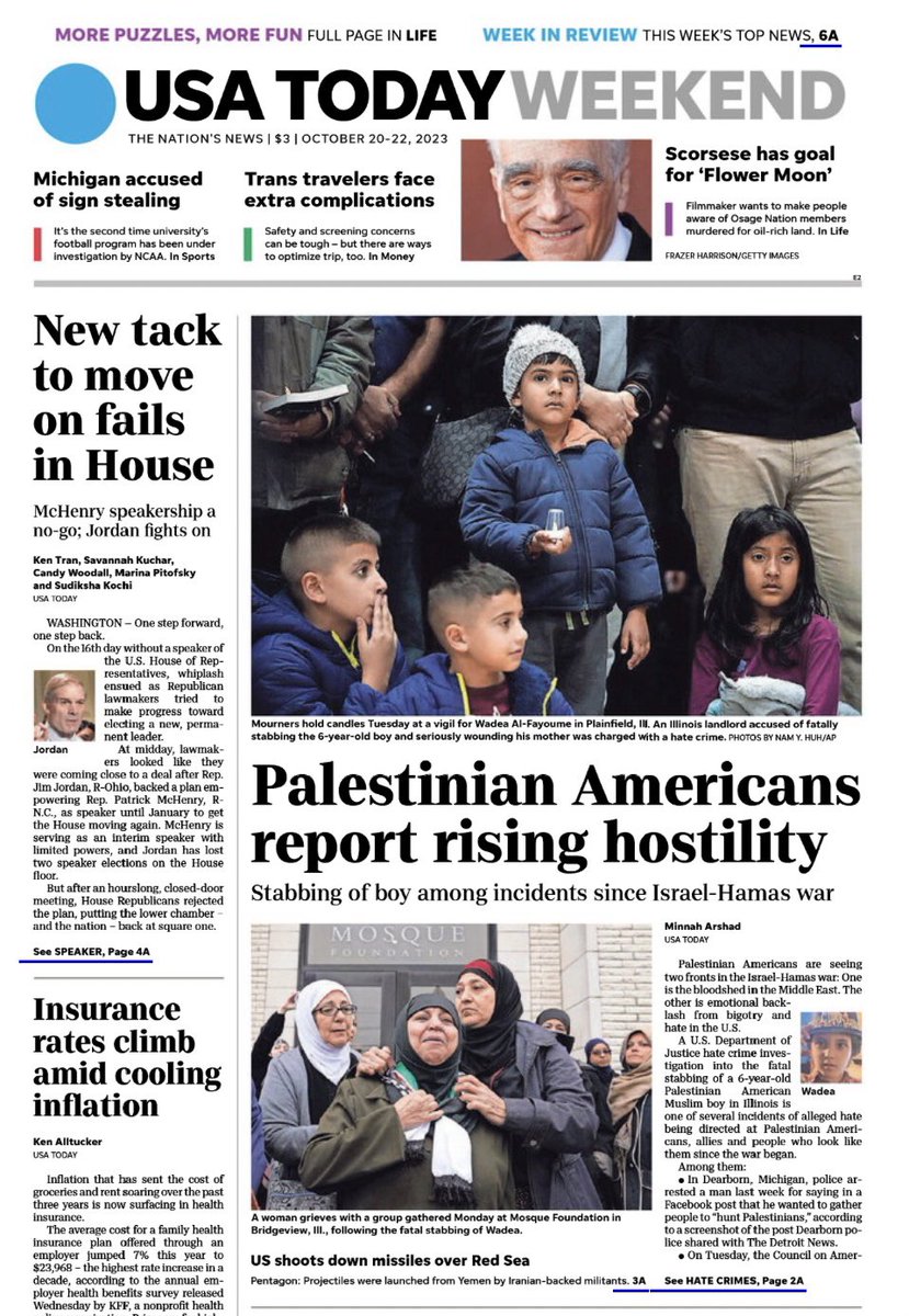 📰 my latest on rising hostility toward Palestinian Americans <a href="/USATODAY/">USA TODAY</a>