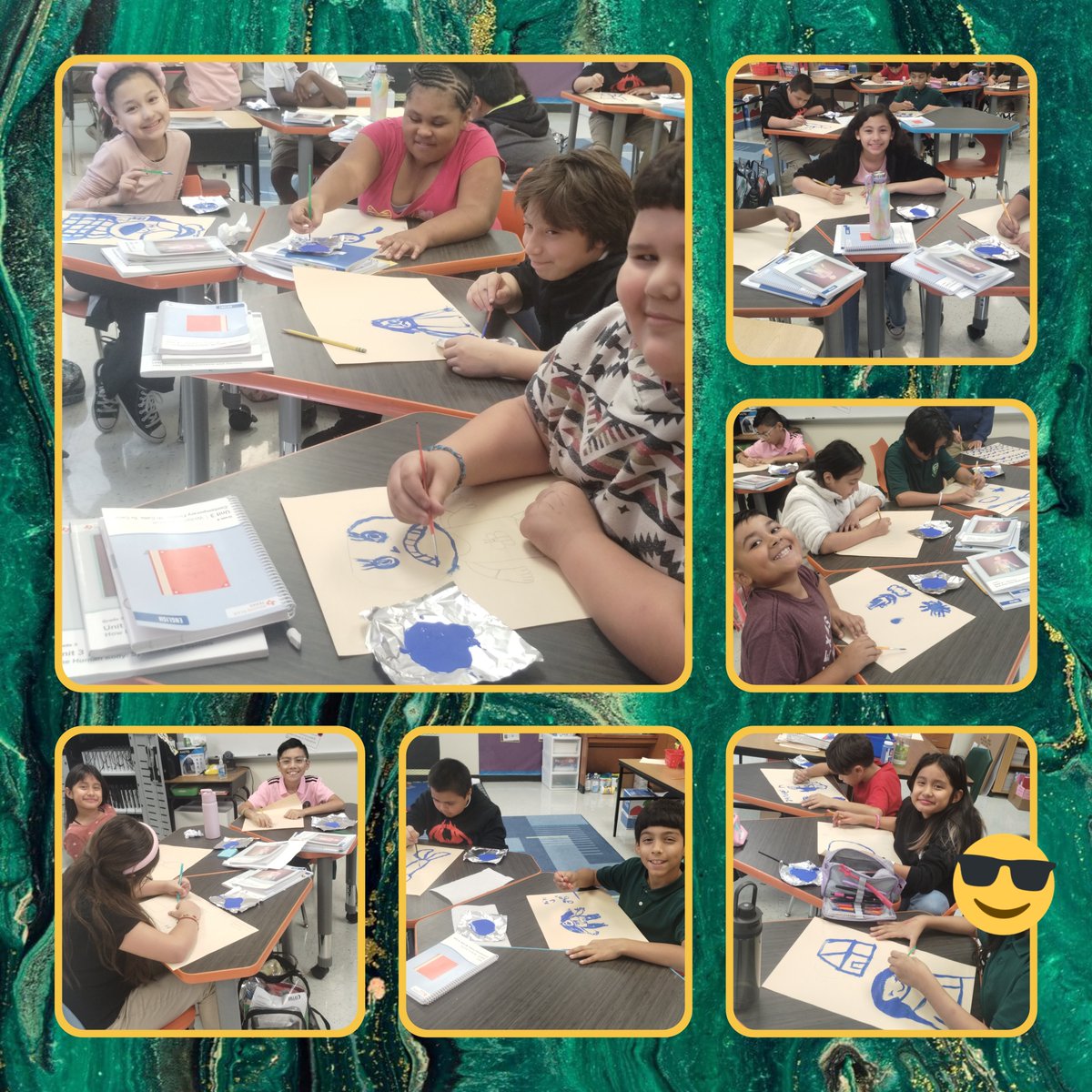 Elena Cardoza (@elenacardoza17) on Twitter photo Students have been working hard on understanding perspectives within our Esperanza unit. Today our painting focused on Esperanza's experiences. 👨🎨👩🎨
<a href="/Amplify/">Amplify</a>
<a href="/CalaviaSergi/">HBGART 🖌🖼🎨☀️</a>
<a href="/HBGonzalezPLA/">Henry B. Gonzalez PL Academy</a>
<a href="/DallasReads/">@DallasReads</a> Students have been working hard on understanding perspectives within our Esperanza unit. Today our painting focused on Esperanza's experiences. 👨🎨👩🎨
<a href="/Amplify/">Amplify</a>
<a href="/CalaviaSergi/">HBGART 🖌🖼🎨☀️</a>
<a href="/HBGonzalezPLA/">Henry B. Gonzalez PL Academy</a>
<a href="/DallasReads/">@DallasReads</a>