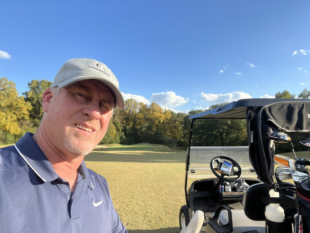 Got n a little Creekside Therapy today ! <a href="/CreeksideGolf/">Creekside Golf & CC</a> 
Much Needed.