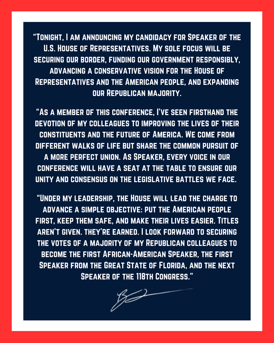 Congressman Byron Donalds tweet media