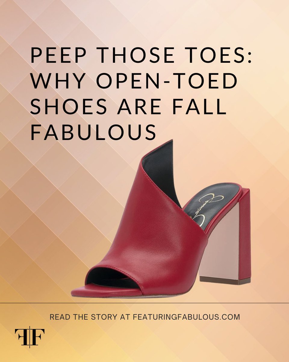 FeaturingFab's tweet image. Who says open-toed shoes aren't for fall? 🍂👡 

Break the rules and step into autumn with the season's top picks.

Toe-tally ready for a fashionable fall? Tap here for the full scoop! 
bit.ly/3tyUdc8 🍁✨

#fallfashion #opentoedbeauty #autumnvibes #shoelove #styleinspo