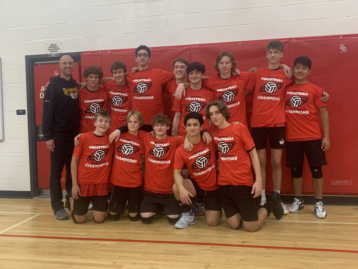 Congratulations <a href="/SaundersOne/">Saunders Secondary</a> Jr Boys volleyball Medway tournament champs- Go Sabres!