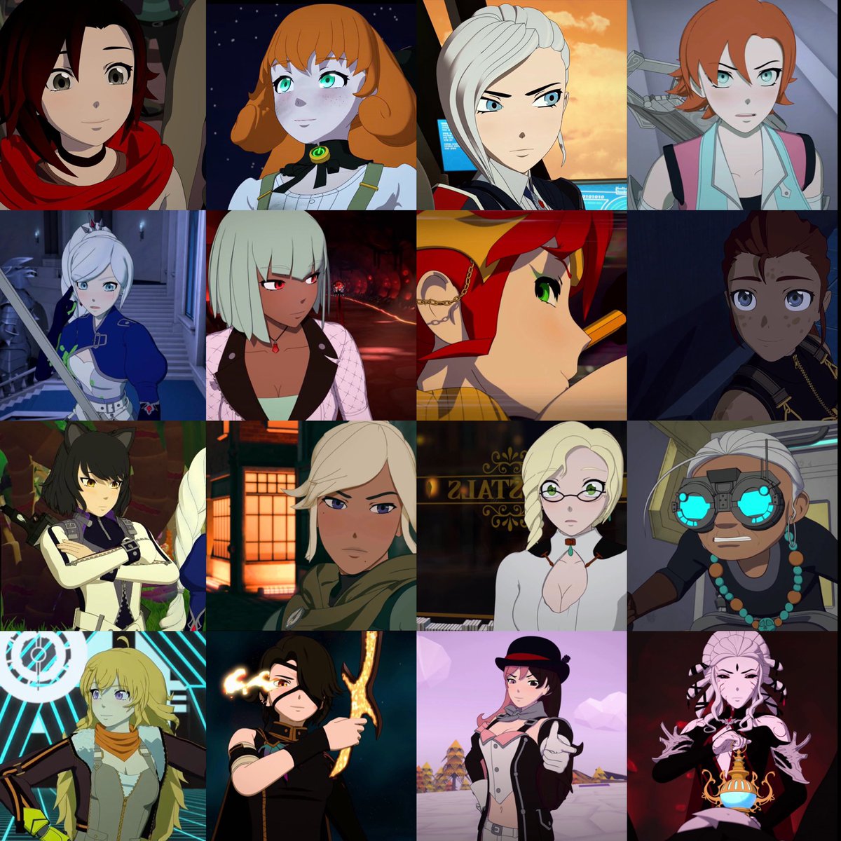 bestofrwbywomen's tweet photo. one girl from each row has to go https://t.co/6OUM1ZiVKx