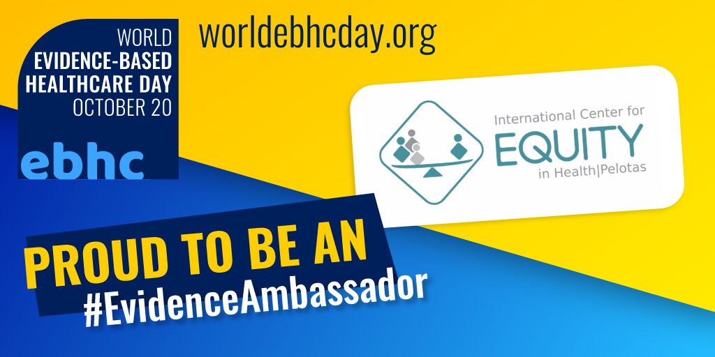 Today is #WorldEBHCDay, and ICEH is proud to be and #EvidenceAmbassador on the campaign. “A commitment to nurturing equitable and evidence-driven decision-making enables the global community to work together towards achieving better health outcomes for all”. #HealthEquity