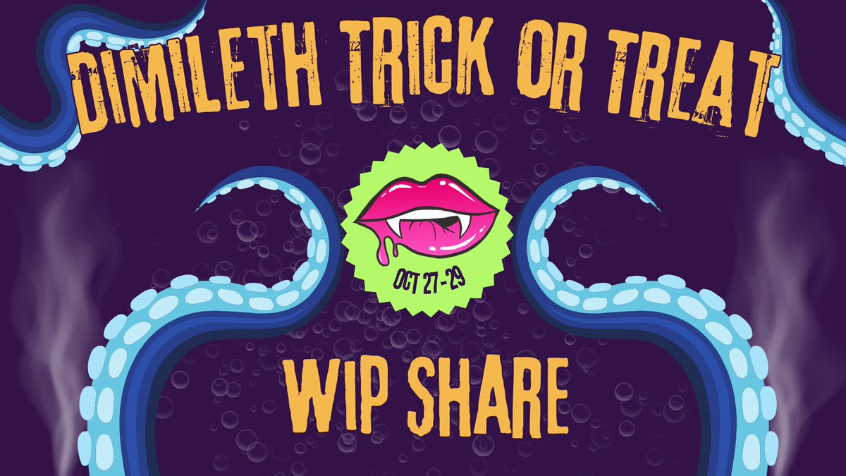 DimilethFever's tweet photo. One week until #DimilethTrickOrTreat begins! 

Do you have something cooking? Share a preview of it here! https://t.co/pUF8UAQTMo