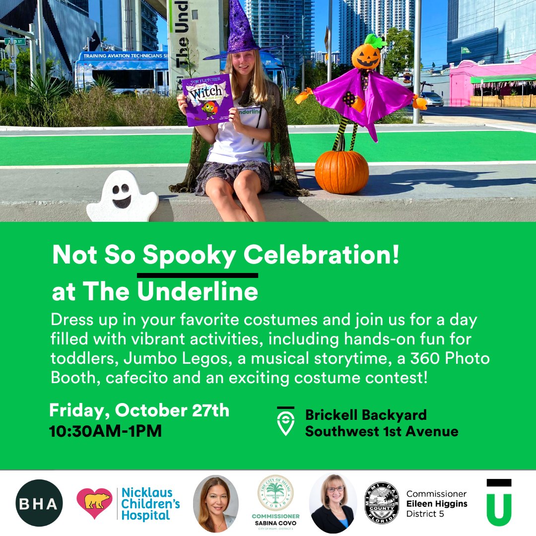 theunderlinemia's tweet photo. Don your favorite costumes and join us for a day filled with laughter, fun, and community spirit at @BHAMiami's #NotSoSpooky Celebration!
Let's #celebrate the changing seasons and the joy of togetherness in our vibrant #community. (1/2) https://t.co/j9ahroBqeG