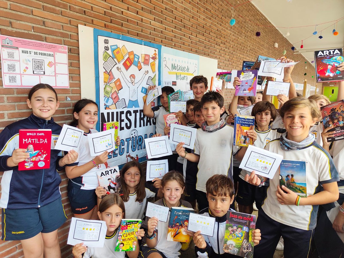 Esta semana hemos empezado a trabajar en nuestra biblioteca de aula en 5 Primaria. 

“Leer es coser historias" ¡A disfrutar de la aventura! 📚🥰

#primariaSG #educaresnuestrapasiónSG