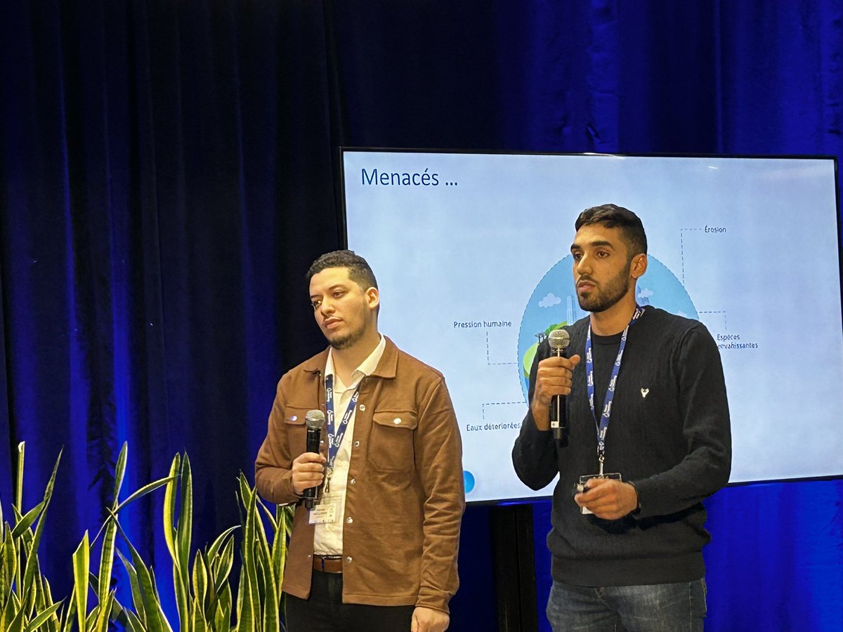 C’est l’heure du pitch pour l’équipe Réver haut ! Par ici : bit.ly/finalequebec   

@eaurobvq <a href="/Reseau_Envt/">Réseau Environnement</a> #AquaHackingQC