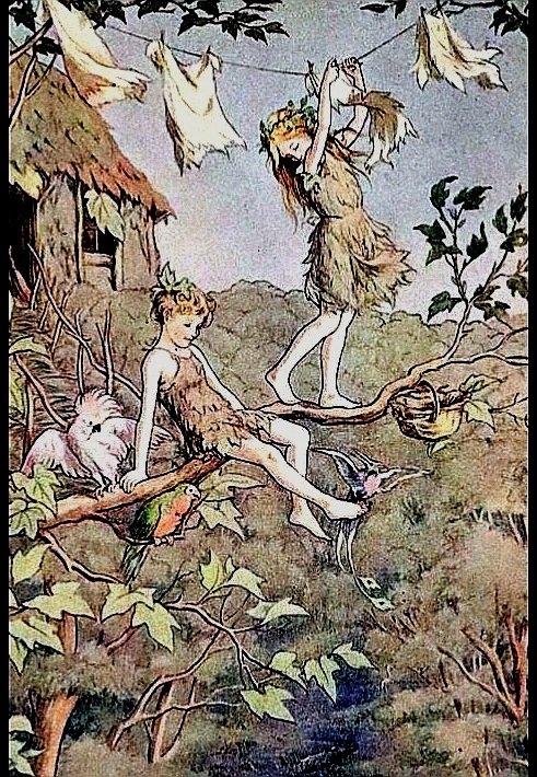 'Peter and Wendy' illustrated by F. D. Bedford, 1911

#FDBedford #PeterPan #illustration