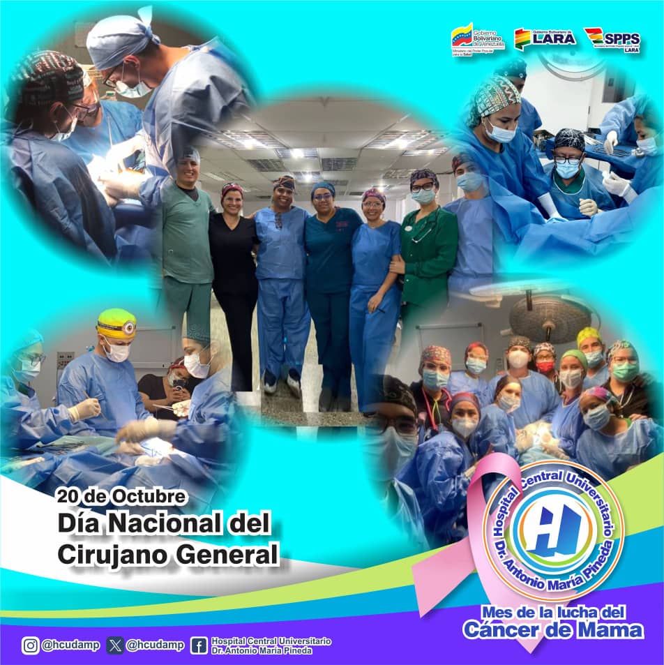 hcudamp's tweet photo. #20Oct | En Venezuela se conmemora el Día del Cirujano, en honor a la fundación de la Sociedad Venezolana de Cirugía. Desde el @hcudamp felicitamos a todos estos profesionales de la salud, que día a día ofrecen su mayor dedicación en el cuidado de la salud. https://t.co/MyIZcgYsYv