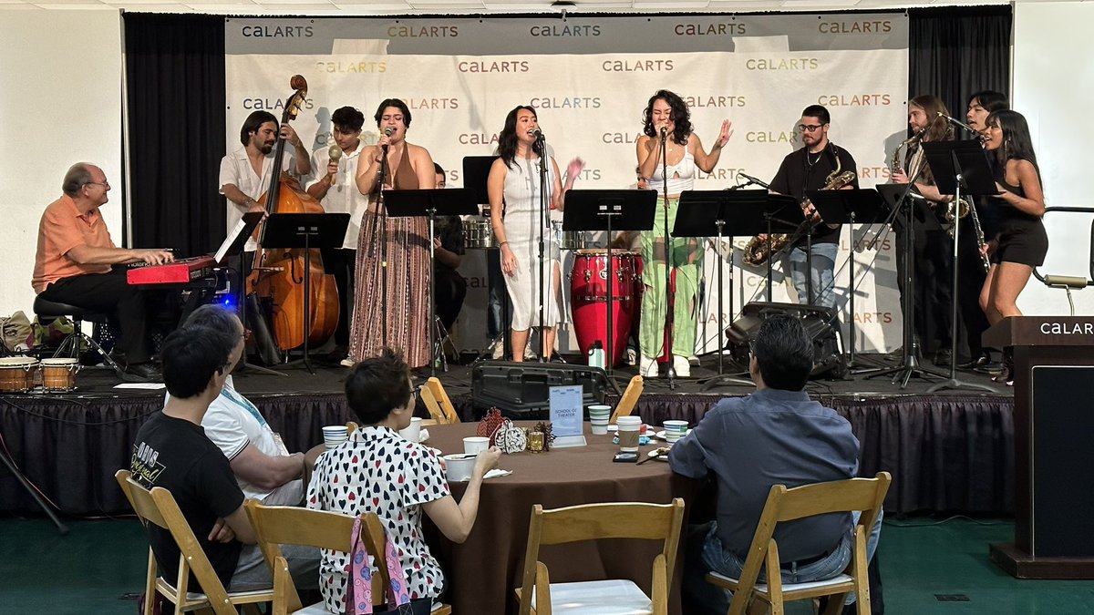 Lunch and <a href="/CalArts/">CalArts</a> Salsa Band! Happy Friday!