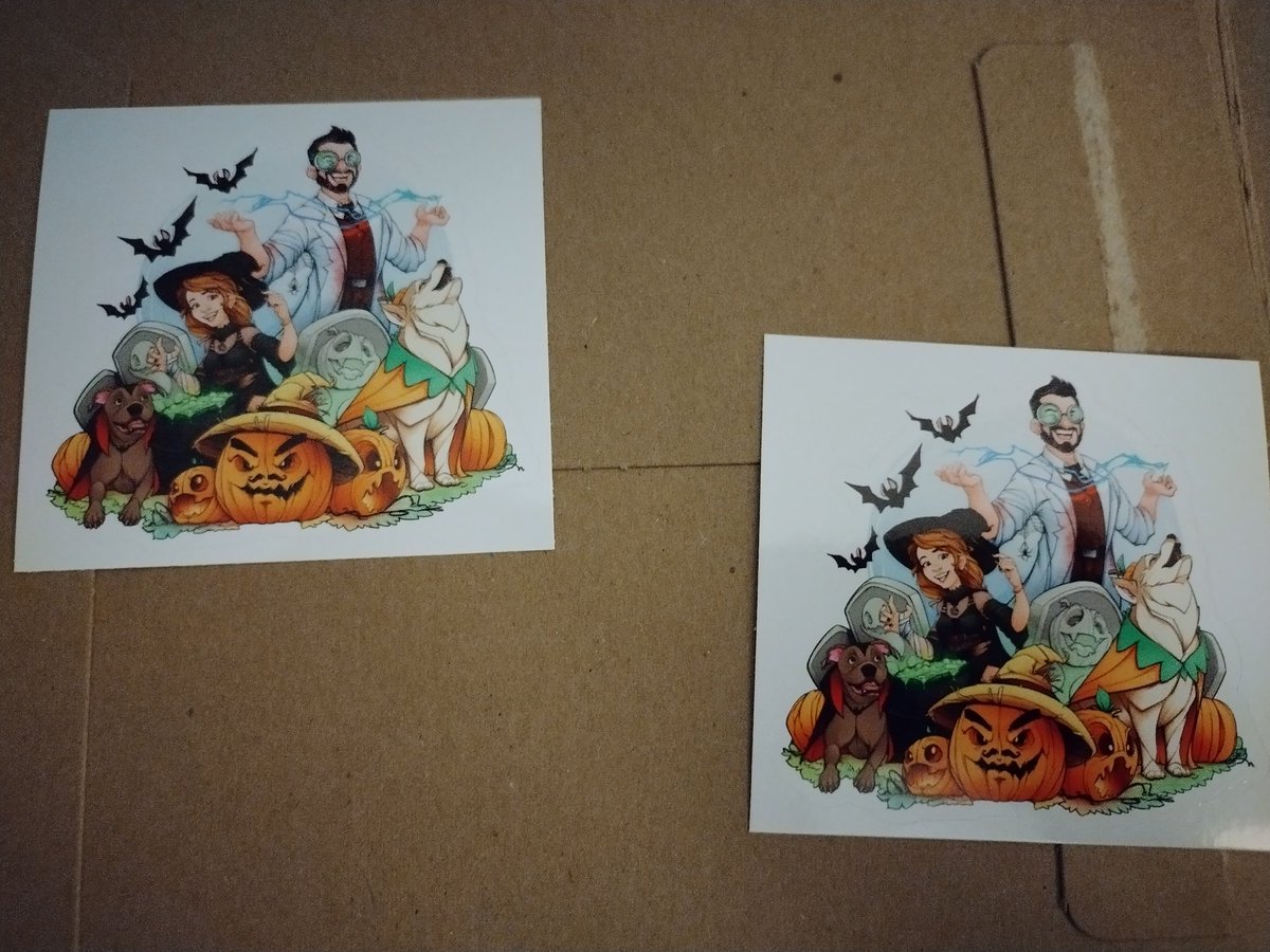 <a href="/VeiledThreads_/">VeiledThreads</a> <a href="/GassyMexican/">Max Gonzalez</a> <a href="/BethFreemanArt/">Beth Gonzalez</a> I got my stickers today. Pretty fast. Every detail looks good. 🫂 thank you Gassy, Beth, and Veiled 🤗 #VeiledThreads