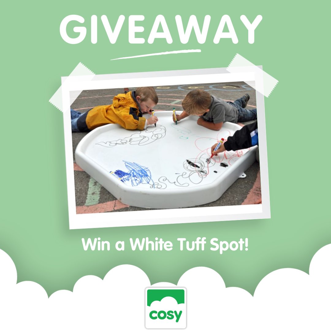 💚 Thank Cosy it’s Friday! 💚

For our Friday giveaway, this week you could be in with a chance of winning one of our white tuff spots.  

You need to…
🌈 Follow
🌈 RT
🌈 Tag some friends 

Giveaway closes at 11:59pm on 27th October. 

Good luck!

#TCIFriday
