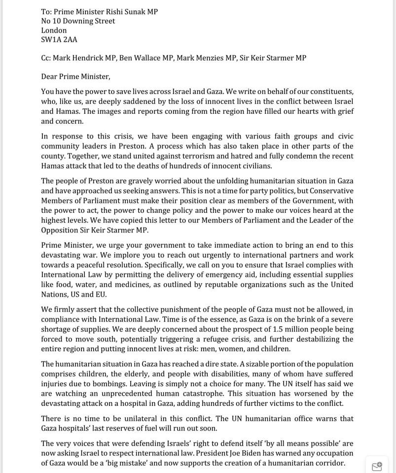 prestonlabour's tweet photo. Letter from Preston Labour Councillors to the Prime Minister… https://t.co/NMUcDeo4gq