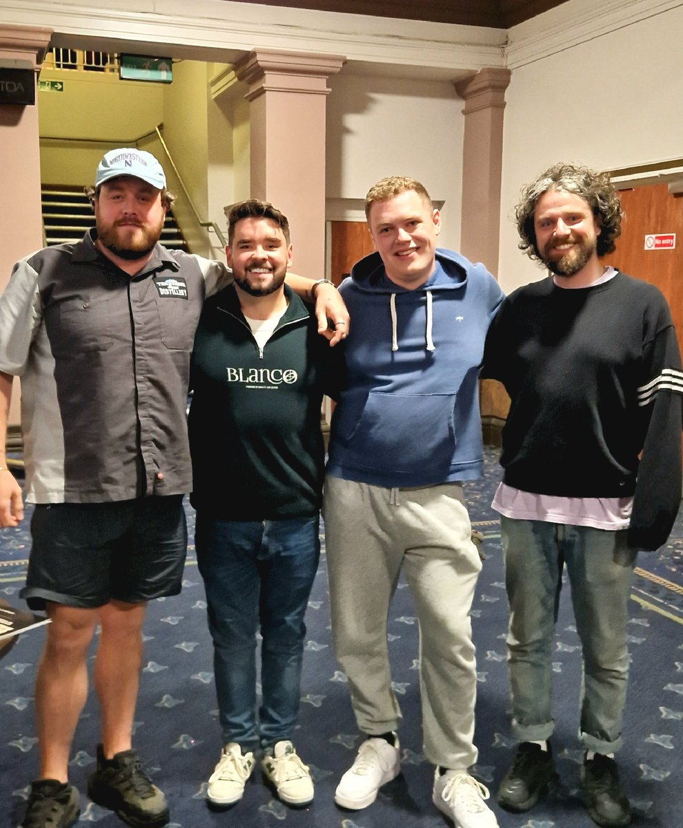 CKirkbright's tweet photo. Done the @Haveawordpod double in the last month! Both absolutely smashed it out of the park 🤣😂 @DanHasAPodcast @adamrowecomedy @abcomedian @JackFinn_ https://t.co/fAzBuWPF3s