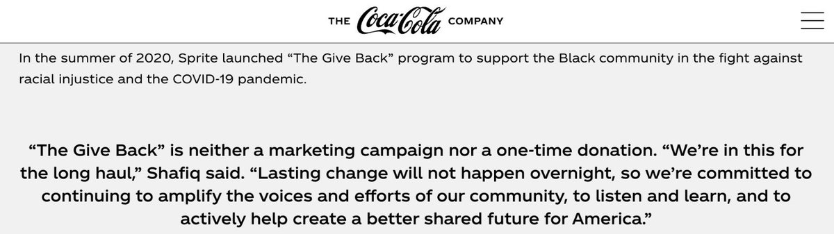 tedcruz's tweet image. CAUGHT RED-HANDED. @CocaCola deletes its support for BLM.

One screenshot is of @CocaCola's website before BLM supported Hamas parachuting into a concert to kill Israeli civilians.

The other is from this morning.

Editing your website is not enough. Americans DEMAND an apology.