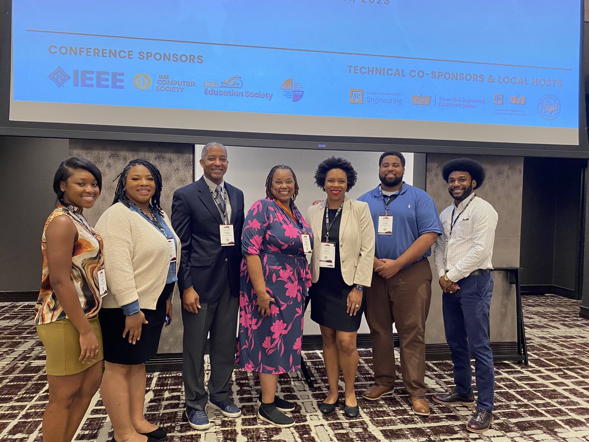 Black In Engineering representing at #FIE #FIE23 in Texas <a href="/DrCABerry/">Dr. Carlotta Berry, PhD 🪷 NoireSTEMinist® 🤖</a> <a href="/jeremywaisome/">Dr. Jeremy A. M. Waisome</a> <a href="/GETriplett/">Gregory Triplett</a>