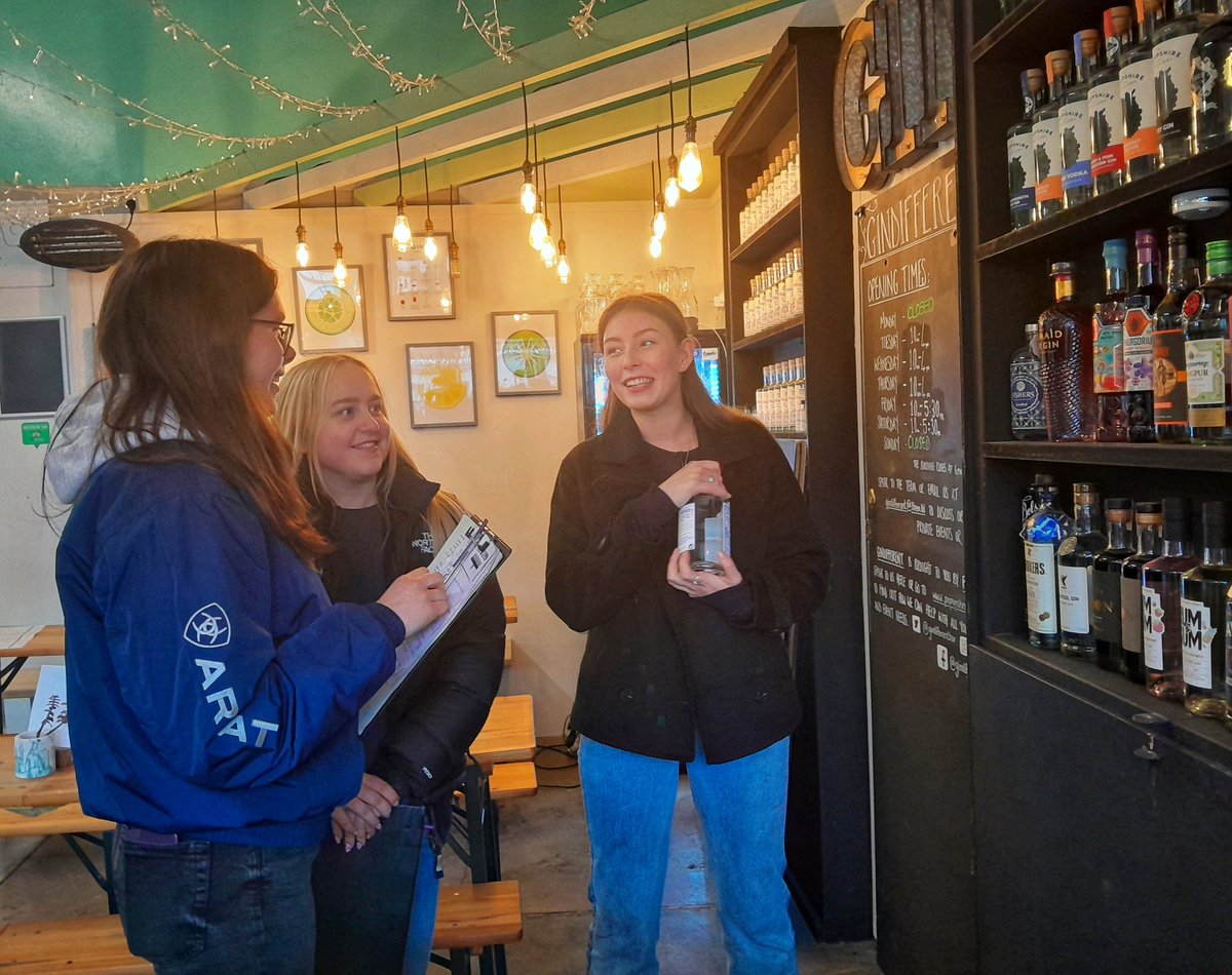 First year Business students made a great start to their Kickstarter Project with a research consultancy trip to #shrewsburymarkethall today. The market - voted Britain's Favourite, is the first client for this brand-new project. Thanks to all the businesses who embraced them!
