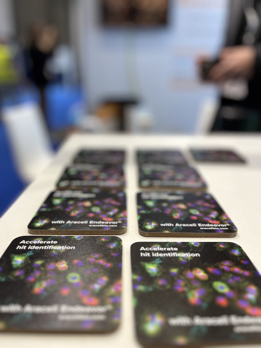 AraceliBio's tweet photo. @ELRIG_UK  DD2023 was a blast!! 

Our team loved hearing about the challenges and wins in #drugdiscovery and got to share the impact of Araceli Endeavor®, the first #highcontentscreening platform to keep up with #highthroughput workflows. 

Check it out: https://t.co/T0KHx8xSNV https://t.co/OaUPNyHkJs