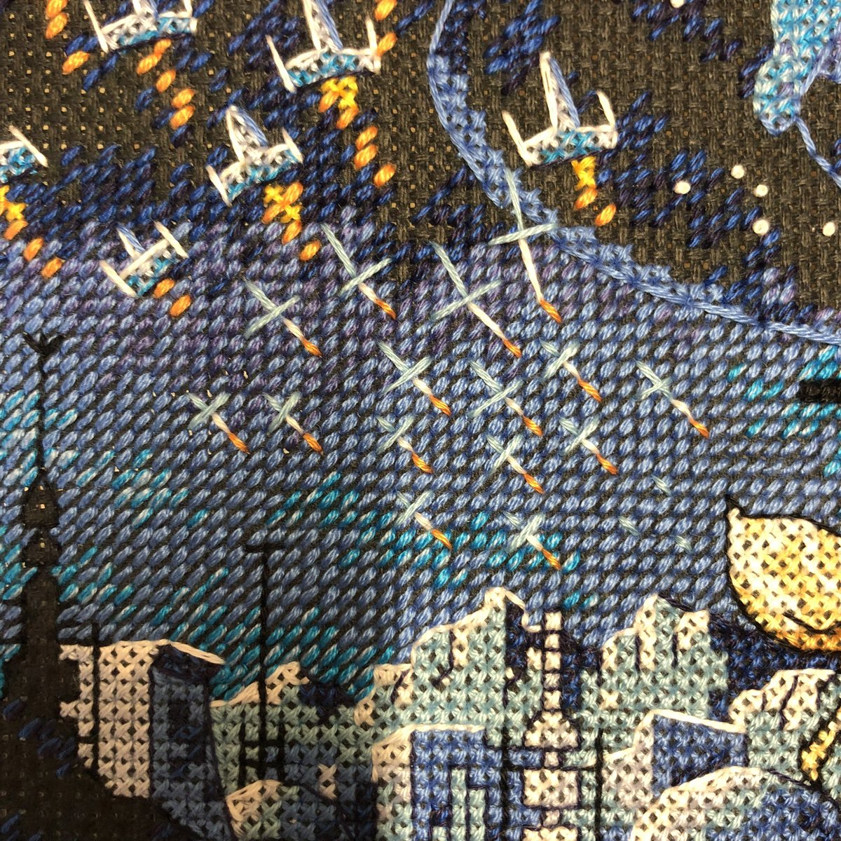 final #StarWars #CrossStitch images.  I thought the use of colour against the black background was very clever.

#needlepoint #countedwork #stitching #crossstitchersofinstagram