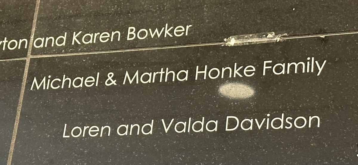 RedcastHonke's tweet image. Had an awesome lunch at the training table &amp;amp; tour of the stadium today to celebrate our families name reveal on the donor wall for Dad’s memorial.

A huge thanks to @RedcastRob for putting the memorial together and to @TylerJonKai for everything today. 

GBR!