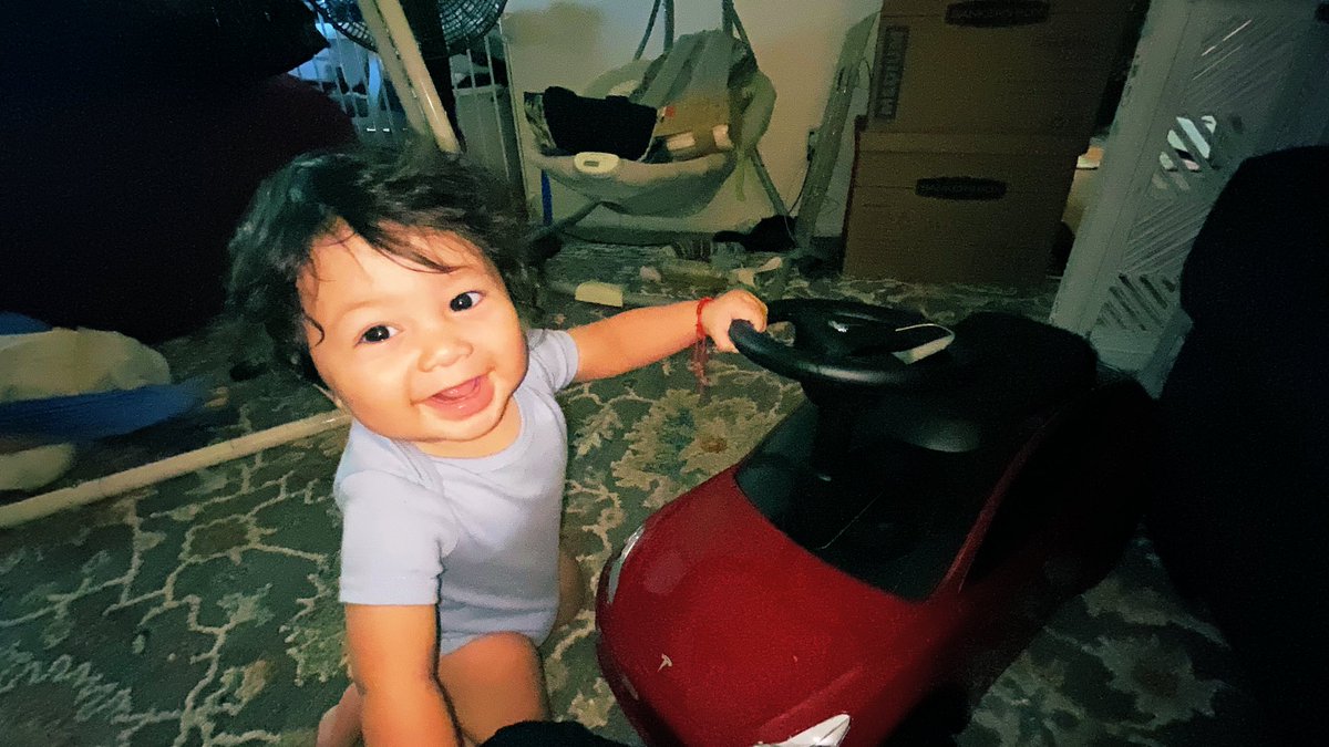 GoElectric81's tweet photo. Eli loves his new Model Y @elonmusk #Teslababies https://t.co/07ytj3TuTx