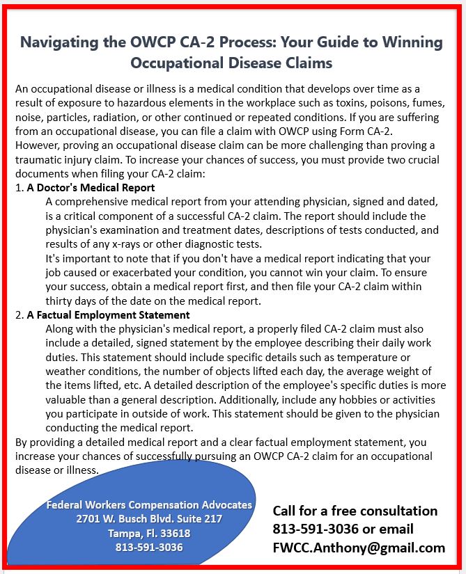 Federal Workers Compensation Advocates (@fedclaims) on Twitter photo 