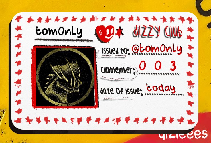 Happy to be a part of this dizzy club!
@dizieees ❤️