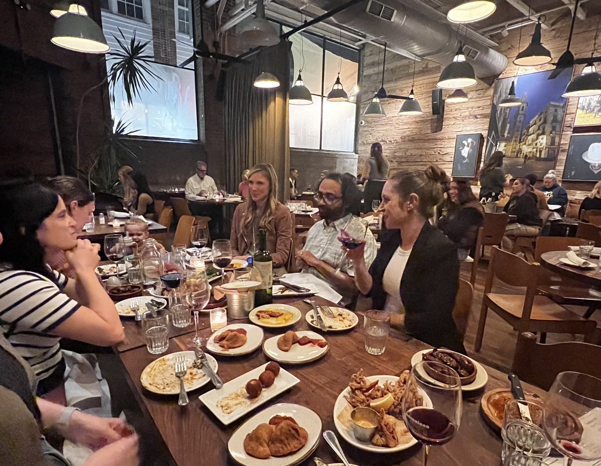 VUMC PICU (@vumcpicu) on Twitter photo Delving into the origins of critical care medicine for our fall medical humanities book club. Tapas + books = a winning combination <a href="/VUMCPICU/">VUMC PICU</a> <a href="/isadiazMD/">Isaura Diaz</a> <a href="/JennCLaws/">Jenn Laws</a> <a href="/FretzMD/">Emily Fretz, MD</a> Delving into the origins of critical care medicine for our fall medical humanities book club. Tapas + books = a winning combination <a href="/VUMCPICU/">VUMC PICU</a> <a href="/isadiazMD/">Isaura Diaz</a> <a href="/JennCLaws/">Jenn Laws</a> <a href="/FretzMD/">Emily Fretz, MD</a>