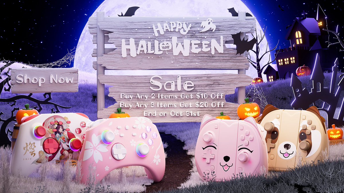 Mytrix_Official's tweet photo. Are you ready for some spooky savings? 🎃 This Halloween, we have a treat for you: buy any 2 items from our website and get $10 off, or buy any 3 items and get $20 off! 😍
But hurry, this offer ends on Oct 31st.
#Halloween2023 #HalloweenSale #mytrixtech https://t.co/DDsfyZV2rs