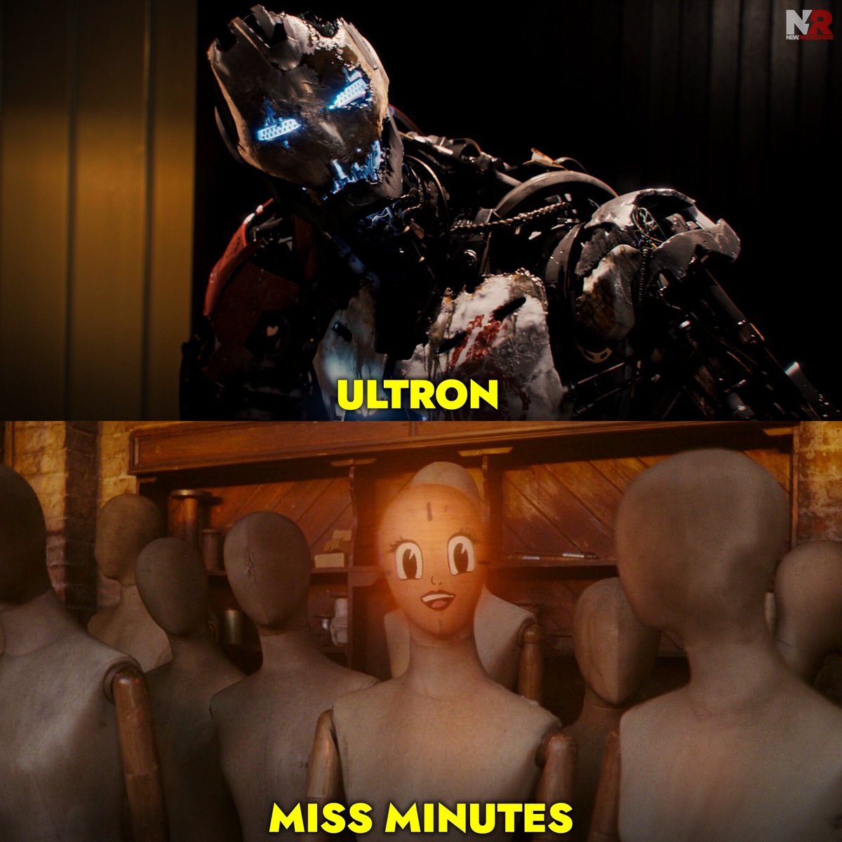 NewRockstars's tweet photo. I remember being legitimately freaked out by the idea of an Ultron AI going rogue and ending the world. That fear was nothing compared to what I experienced while watching Loki last night. #Loki #MissMinutes https://t.co/gDNFNad8pa