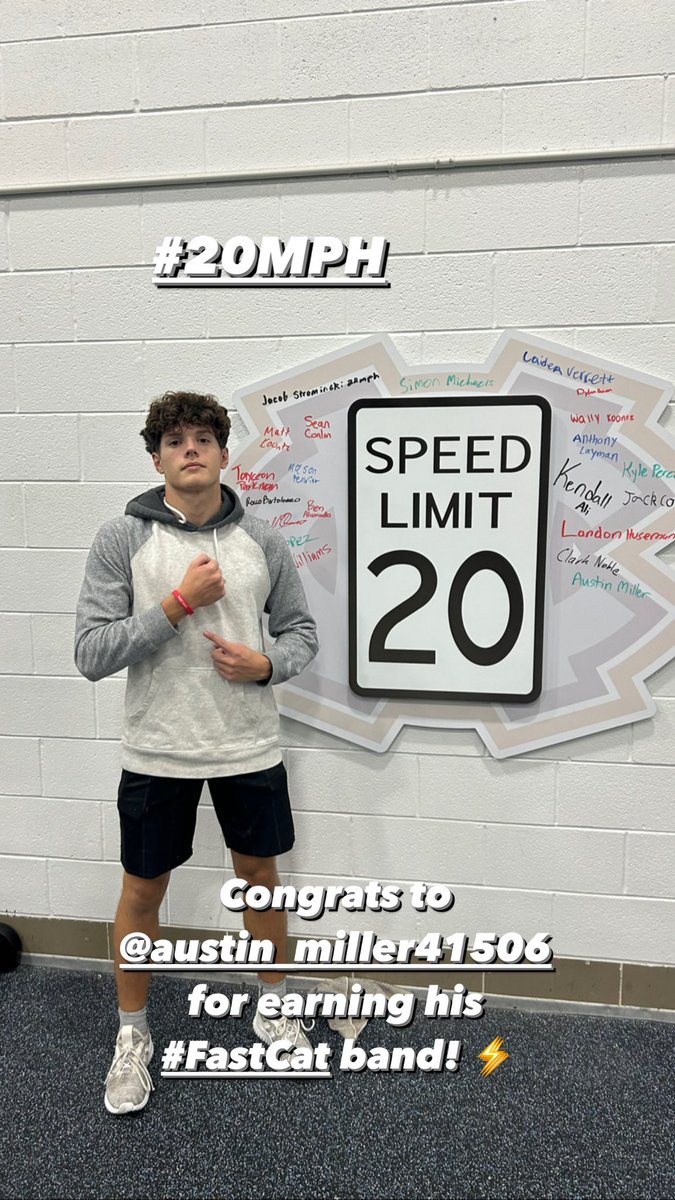 Coach_Grezenko's tweet image. Congrats, Austin! 😤⚡️🔥 #20MPH #SignTheSign #FastCat #CookinOnTheLake #JoinUs