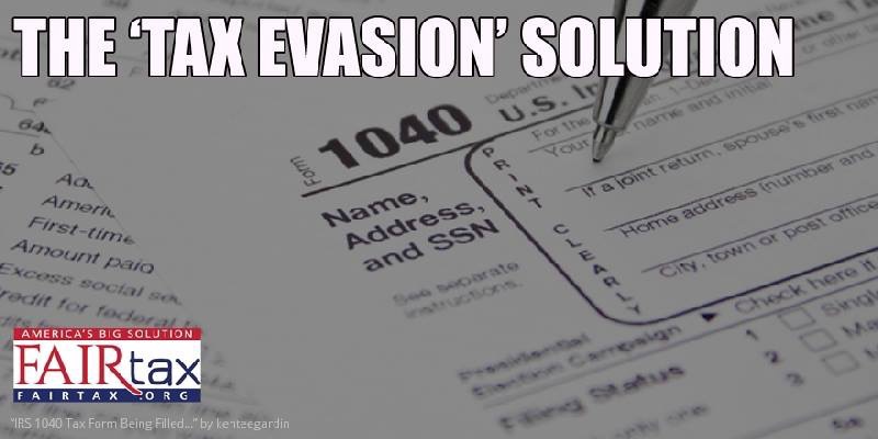 Today there is over $1 trillion dollars per year of income tax evasion. #FAIRtax lowers that by over 90%. fairtax.org/research-libra…