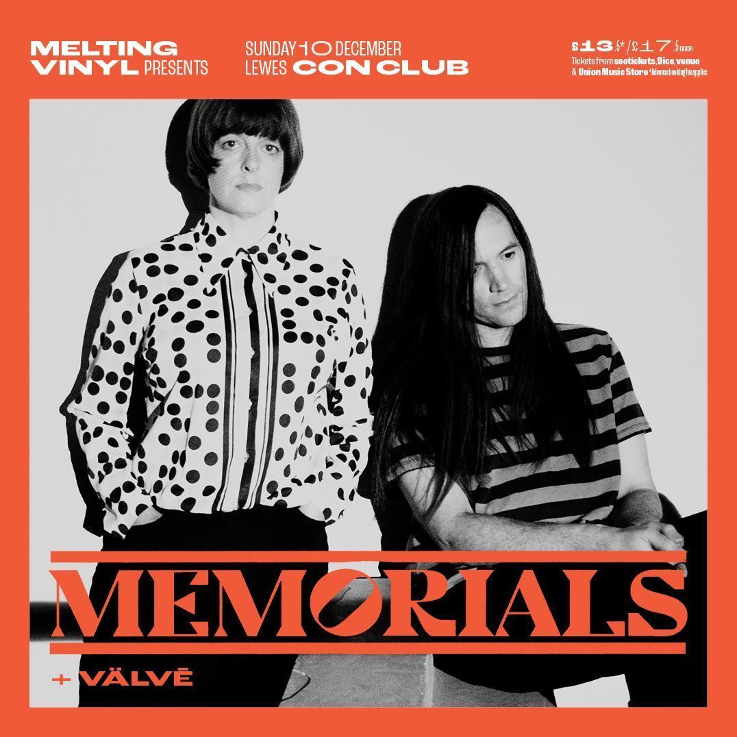 Melting Vinyl (@meltingvinyl) on Twitter photo Join us for <a href="/memorials_music/">MEMORIALS</a> show at <a href="/LewesConClub/">Lewes Con Club</a> on Sunday 10th Dec.
Memorials will be supported by VÄLVĒ - hi-tech and no-tech, deployed with equal measures of discipline and abandon.
bit.ly/MemorialsLewes Join us for <a href="/memorials_music/">MEMORIALS</a> show at <a href="/LewesConClub/">Lewes Con Club</a> on Sunday 10th Dec.
Memorials will be supported by VÄLVĒ - hi-tech and no-tech, deployed with equal measures of discipline and abandon.
bit.ly/MemorialsLewes