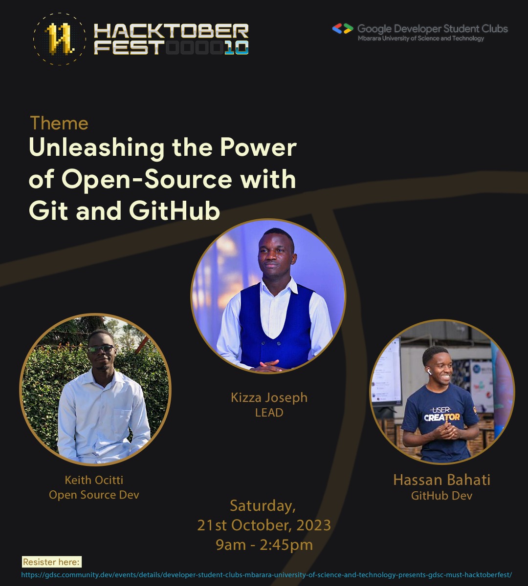 🚀 Exciting News! 🚀
Join us tomorrow for an epic Hacktoberfest

👨‍💻 Come be a part of this celebration of open source contributions! 🌐

🎉 Don't miss out on this chance to learn, grow, and make an impact. Let's make October memorable with awesome code! 💻

See you there! 🚀🔥