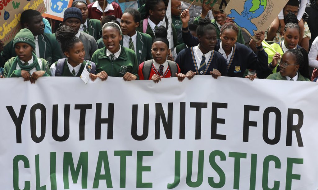 climate justice is also youth united in the fight for its success . 
We want Climate Justice Now! 

@GretaThunberg  @FFFMAPA  @FFFAfrica54  @vanessa_vash  @Riseupmovt  @SDG2030