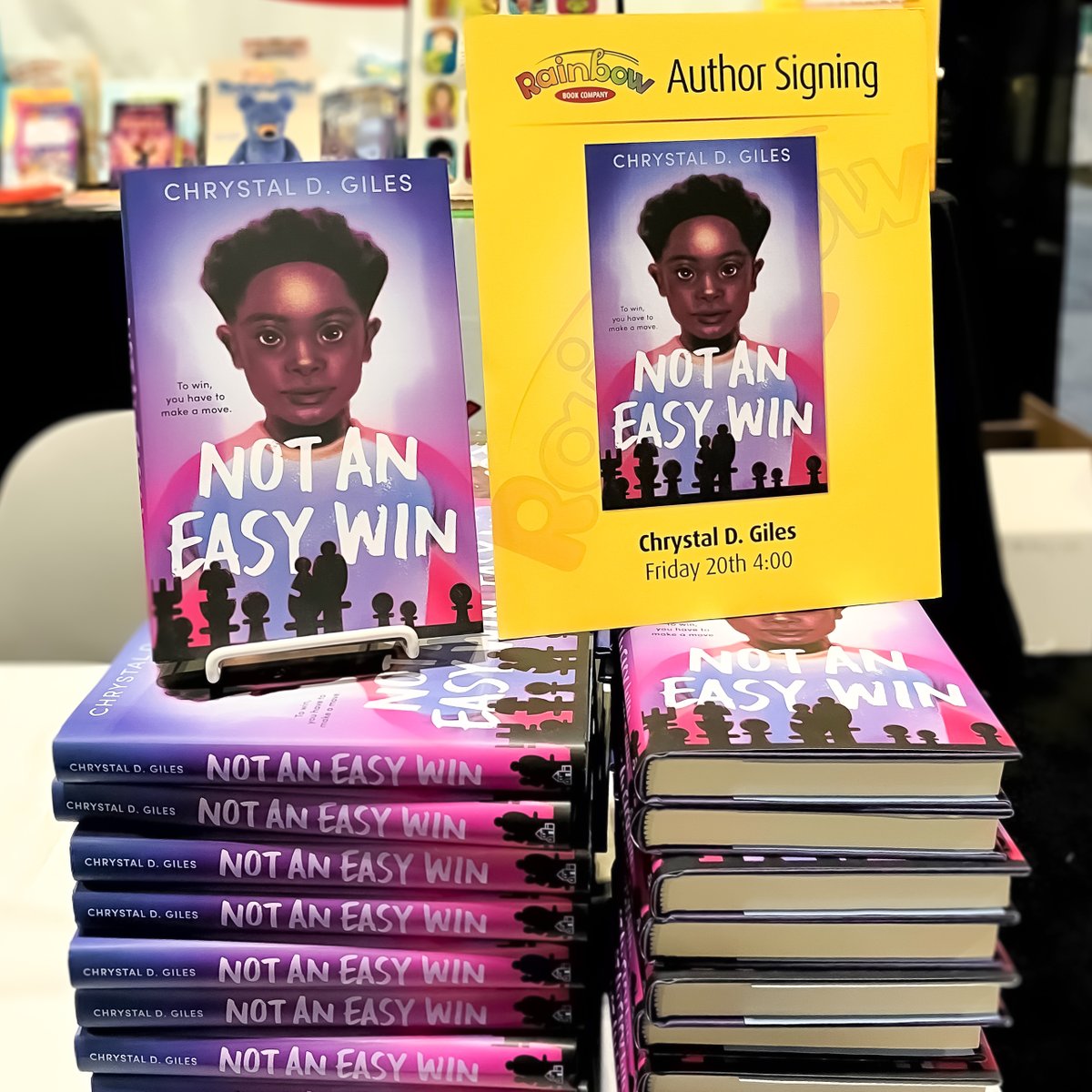 At 4:00 PM Chrystal D. Giles will be with us at Booth 529, signing copies of her book "Not an Easy Win"! Librarians and Educators, grab your free copy while supplies last! 

#AASL #Authorsigning #AASLTampaBay @creativelychrys