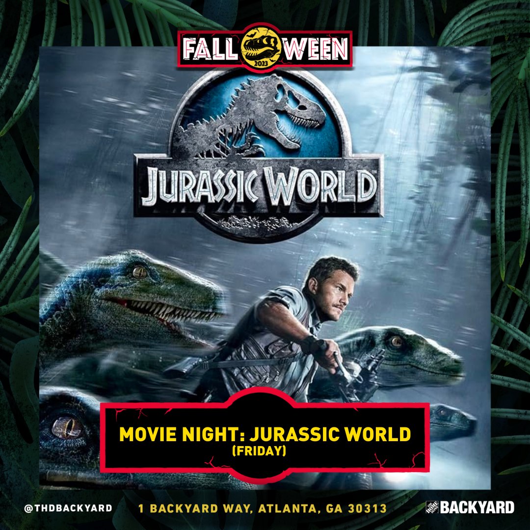thdbackyard's tweet image. We're 1️⃣ week away from a DINO-mite weekend of Fall Fun at the #BestBackyard! 🦖🦕 Check out a few lineup highlights, then head over to the event page to learn more and to register! bit.ly/46o1JVZ

Friday, 10/27: Movie Night (6pm-10pm)
Saturday, 10/28: Festival (2pm-6pm)